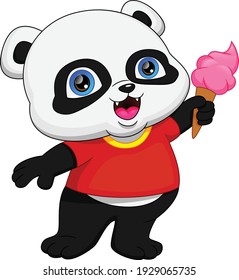 Cute Baby Panda Cartoon High Res Stock Images Shutterstock