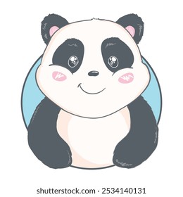 Cute Panda Holding Love Heart Cartoon Vector Icon Illustration. Animal Nature Icon Concept Isolated Premium Vector. Flat Cartoon Style