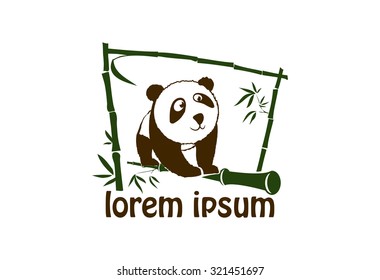 Cute panda icon