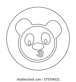 Cute panda Icon