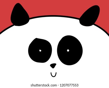 CUTE PANDA ILLUSTRATION ANIMAL VECTOR 