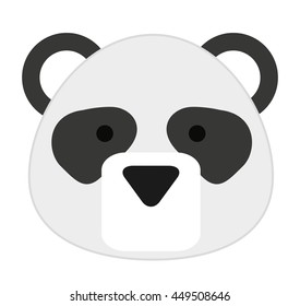 cute panda  isolated icon design, vector illustration  graphic 