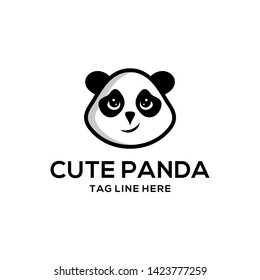 Cute Panda Logo Designs Vector Stock Vector (Royalty Free) 1423777259 ...