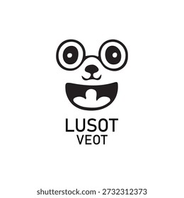 Ilustración vectorial linda de la mascota de Panda