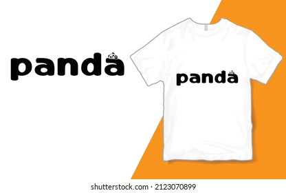 Cute panda shirt Cute Baby panda