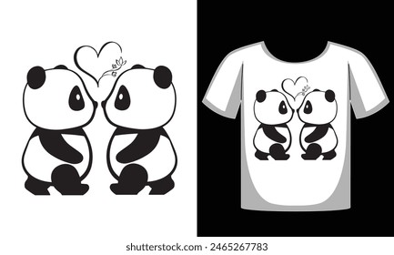 Cute panda shirt Cute Baby panda. the dab style panda uses a flowery hat and there is a rainbow too

