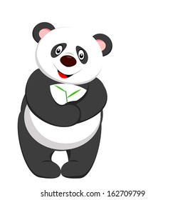 cute panda smile