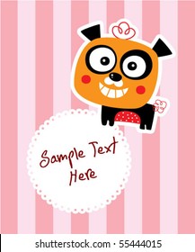 cute panda tag