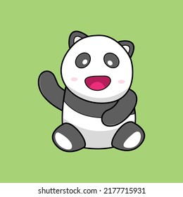 Cute panda panda vector panda ilustración
