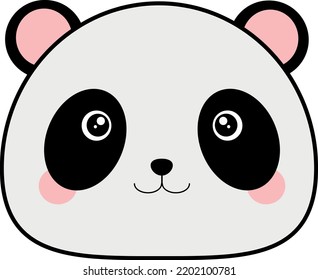 
Vector Cute Panda, ilustración de Panda