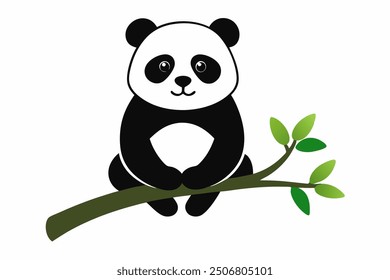 A cute Panda vector illustration