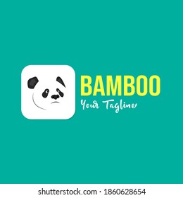 Cute Panda vector Logo design 