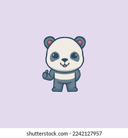 CUTE PANDA VECTOR STOK INSPIRATION