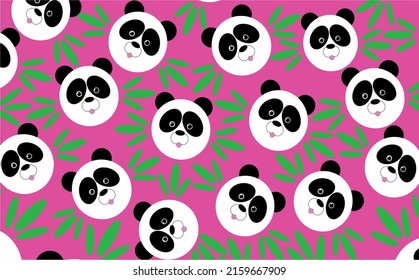 Papel tapiz de Panda lindo con colores agradables.