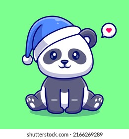Cute Panda Winter Beanie Hat Cartoon Stock Vector (Royalty Free ...