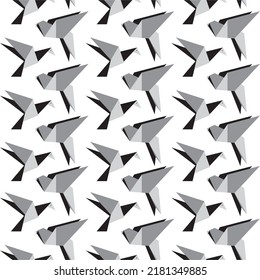 Cute paper animals in bright colors! Patterns is vector, scalable, editable and high-resolution for web and print use. 