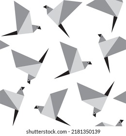 Cute paper animals in bright colors! Patterns is vector, scalable, editable and high-resolution for web and print use. 