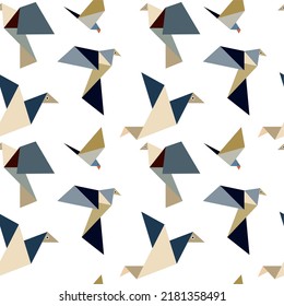Cute paper animals in bright colors! Patterns is vector, scalable, editable and high-resolution for web and print use. 