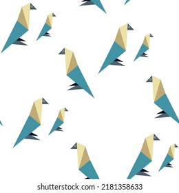 Cute paper animals in bright colors! Patterns is vector, scalable, editable and high-resolution for web and print use. 