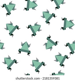Cute paper animals in bright colors! Patterns is vector, scalable, editable and high-resolution for web and print use. 