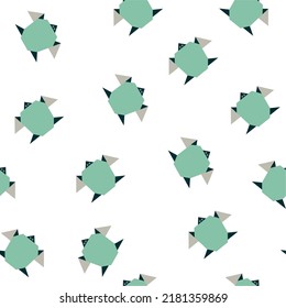 Cute paper animals in bright colors! Patterns is vector, scalable, editable and high-resolution for web and print use. 