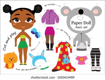 
A cute paper doll. Cut and play.