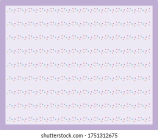 Cute Paper note letter memo flame colorful 