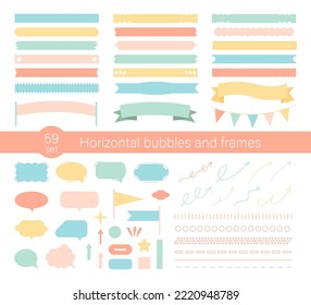 Cute paper note and printable. To do list template. Business organizer set. Simple page. Scrapbook and schedule collection. Banner design for message. Vector stock illustration.