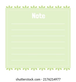 Cute paper notes. Stationary set. Scrapbook notes and cards.Printable planner stickers. To Do List note. Template for your message. Decorative planning element. Vector illustration.