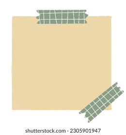 Klare Papieraufkleber für Noten. Reich, schlampig. Digital Bullet Journal.