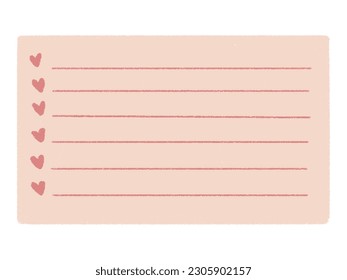Cute paper stickers for notes. Rough, sloppy texture. Digital Bullet Journal.