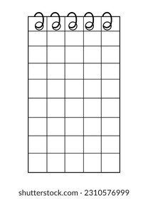 Cute paper stickers for notes. Rough, sloppy texture. Digital Bullet Journal.