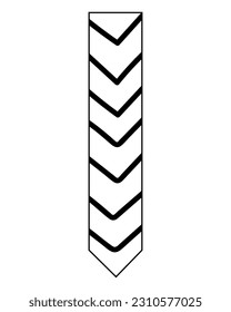 Pegatinas de papel para notas. Rústica, textura descuidada. Boletín de viñetas digitales.