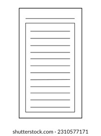 Pegatinas de papel para notas. Rústica, textura descuidada. Boletín de viñetas digitales.