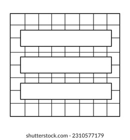 Pegatinas de papel para notas. Rústica, textura descuidada. Boletín de viñetas digitales.