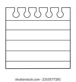 Cute paper stickers for notes. Rough, sloppy texture. Digital Bullet Journal.