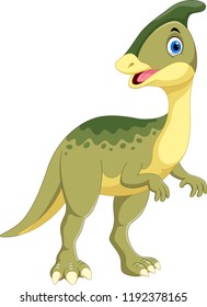 Cute Parasaurolophus Dinosaur Cartoon