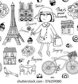 Cute Paris Pattern