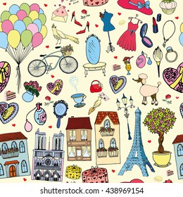 Cute Paris Pattern