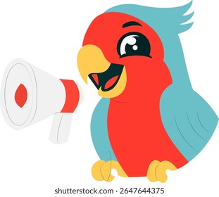 Cute Parrot Announcing Big News