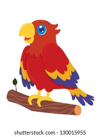 Cute Parrot Cartoon