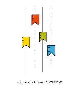 cute party flag hanging design