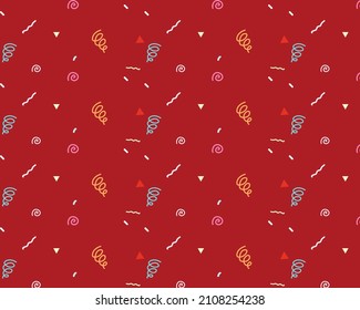 Cute party pattern in high resolution for many type of print out.
