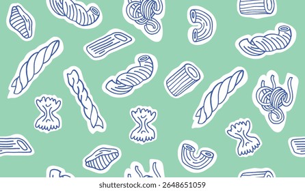 Design de vetor de fundo de padrão de massa bonito