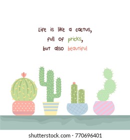 CUTE PASTEL CACTUS