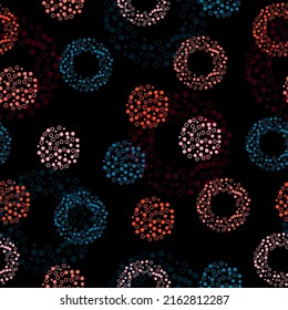 Cute Pastel Color Dots Seamless Vector Patterns. modern abstract background for notebooks, applications, posters, magazines and any graphic design use.