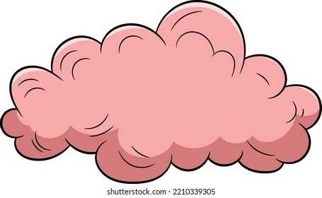 Cute Pastel Goth Pink Cloud