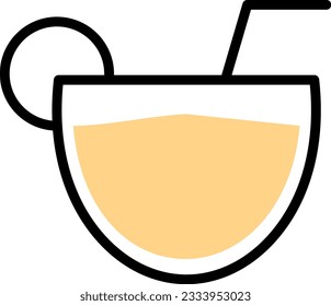 Elemento vector de icono de color pastel