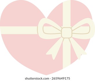 Cute pastel items for sticky notes, memo or notebook stickers elements. cute love gift with bow