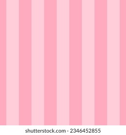 Cute pastel pink striped fashion seamless pattern in barbie style. Pink core. Lined graphic texture for dress, skirt, scarf, throw, jacket, fashion fabric print. Vector illustration